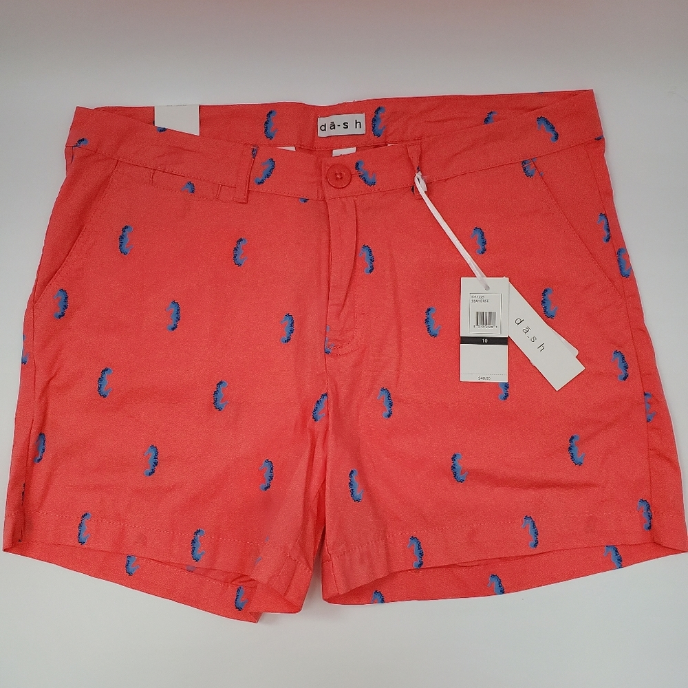 Da-sh Summer Coral Shorts Seahorse Patter